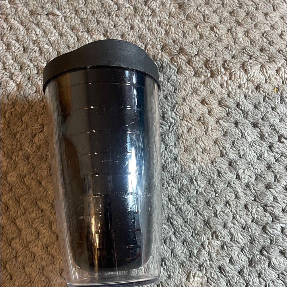Black Insulated tervis  Tumbler with Lid 16 ounce